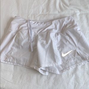 White Nike Athletic Shorts